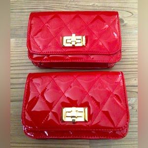 2 ALDO Leather Clutches